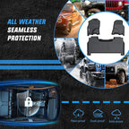 Nilight TPE Floor Mats for 2019 2020 2021 2022 2023 2024 Dodge Ram 1500 New Body Crew Cab with Rear Storage Box,All Weather Custom Fit Heavy Duty Floor Liners