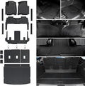 Floor Mats Cargo Mat for 2021-2024 2025 2026 Chevrolet Chevy Suburban/GMC Yukon XL 7 Seats Car Mat Accessories, All Weather TPE Full Set Trunk Cargo Liner (Floor Mats Set)