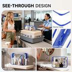 11 Set Packing Cubes for Travel, Gifts for Women Mom Kids, TSA Approved Bags for Makeup, Cosmetic, Toiletry, Suitcase Organiz