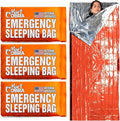 Emergency Sleeping Bag for Survival Gear and Supplies Life Bivy Sack Waterproof Mylar Emergency Blankets for Survival Kit Car