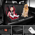 CAR PASS Waterproof Car Seat Covers Full Set,Neoprene Car Seat Covers 5 Seats,3D Tyre Embossed Wetsuit Seat Covers All-Weathe