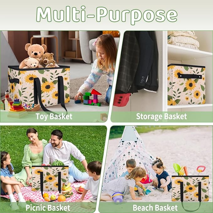 Reusable Grocery Bag, Foldable Large Shopping Tote Bag for Groceries Kitchen Picnic Car Trunk