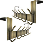 WEBI Over The Door Hooks for Clothes:Door Hanger,Over The Door Towel Rack,Door Coat Hanger Door Coat Rack for Hanging Towels,