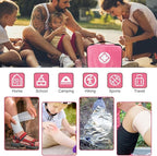 305Pcs Car First Aid Kit Refill Supplies for Business Home First Aid Emergency Kits for Office Business Compact Lovely Bag fo