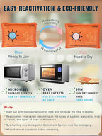 120 Gram (10 Pack) Color-Indicating Desiccant Packs for Storage, Rechargeable Silica Gel Packets, Moisture Absorbers for Gun