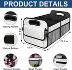 Deosk Car Trunk Organizer for SUV, Car Organizers and Storage with 6 Pocket, Car Accessories for Women/Men 70L Waterproof