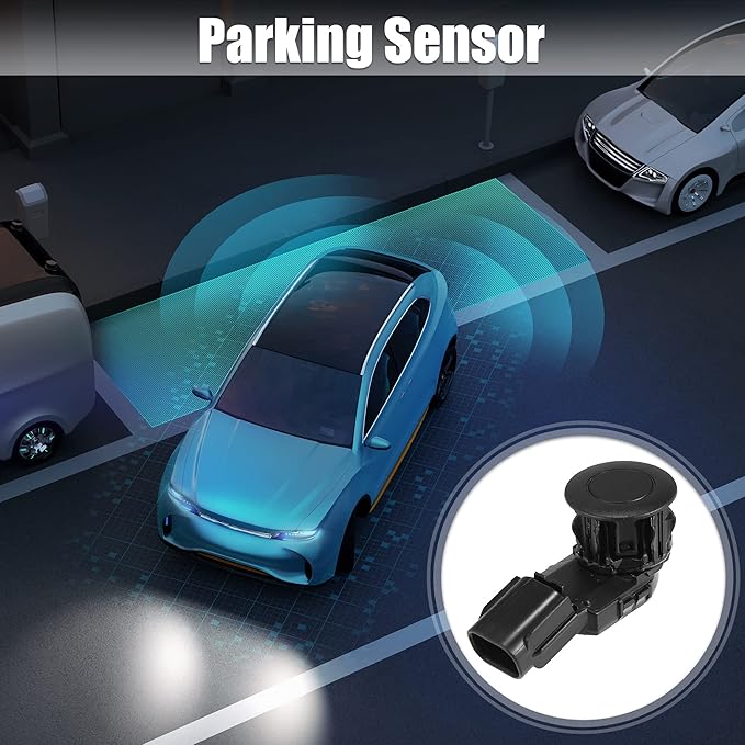 X AUTOHAUX 4 Pcs Car Bumper Reverse Parking Assist Sensor for Toyota RAV4 2016-2018 for Toyota Tundra 2014-2018 893410C010 8934142030 893410C011