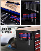 WORKPRO Magnetic Screwdriver Organizer and Wrench Organizer, Aluminum Rail Magnetic Tool Organizers, Tool Holder, Tool Box Or
