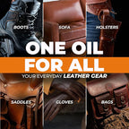 Leather Boot Oil for Work & Cowboy Boots – Deep-Conditioning Formula, Restore and Protects Dry, Cracked Leather Boots & Shoes