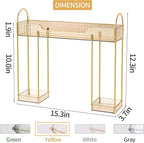 YCIA&DONE Bathroom Countertop Organizer Over The Faucet, Narrow Counter Organizers Above Sink, Table Mounted Faucet Sink Shel
