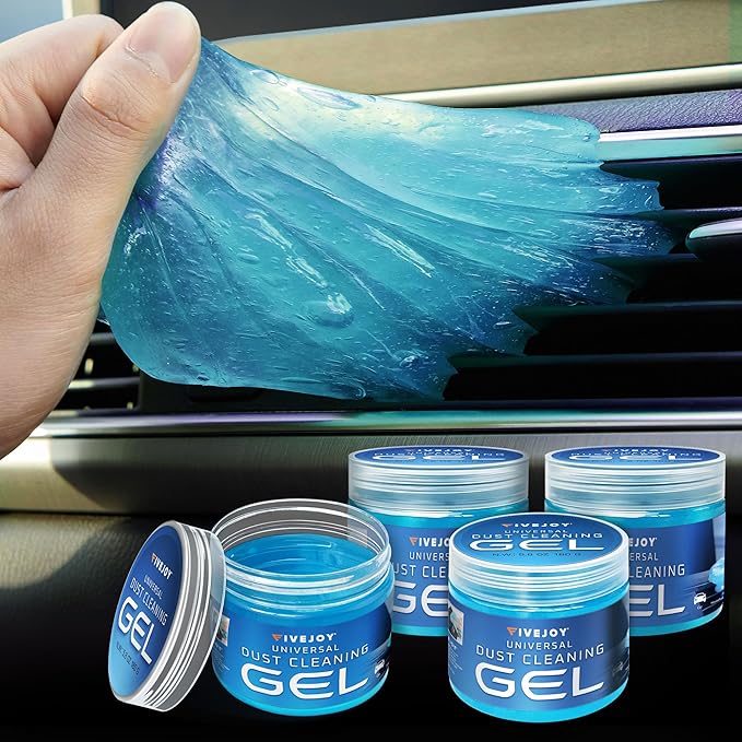 FiveJoy Universal Car Cleaning Gel Detailing Putty, Car Goop Cleaner Car Interior Cleaner Putty for Home, Office, Keyboard, C