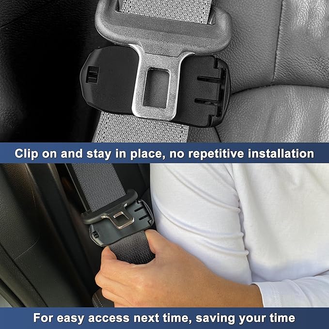 Positioner Clip, Shoulder Belt Adjuster for Neck & Shoulder Comfort, Stopper Clamps Positioner, 2 Pcs