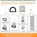 SMILHELTD Vertical Shoe Rack 8 Tiers Narrow Clear Sneaker Storage Holder Luxurious Slim Tall Organizer Space Saving Shelf for