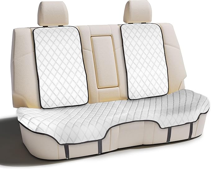 FH Group Car Seat Cushion Neosupreme Automotive Seat Cushions - Universal Fit, Rear Car Seat Cushion, Car Seat Cushions with 
