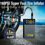 VTOMAN X3 Jump Starter with Air Compressor, 3500A Portable Car Battery Jumper Starter (9L Gas/8.5L Diesel Engines) with