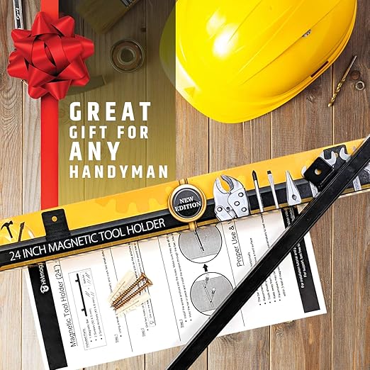 24" Heavy-Duty Magnetic Tool Holder (Upgraded Version) - Extremely Powerful Magnetic Pull Force to Hold Heavy Tools - Profess