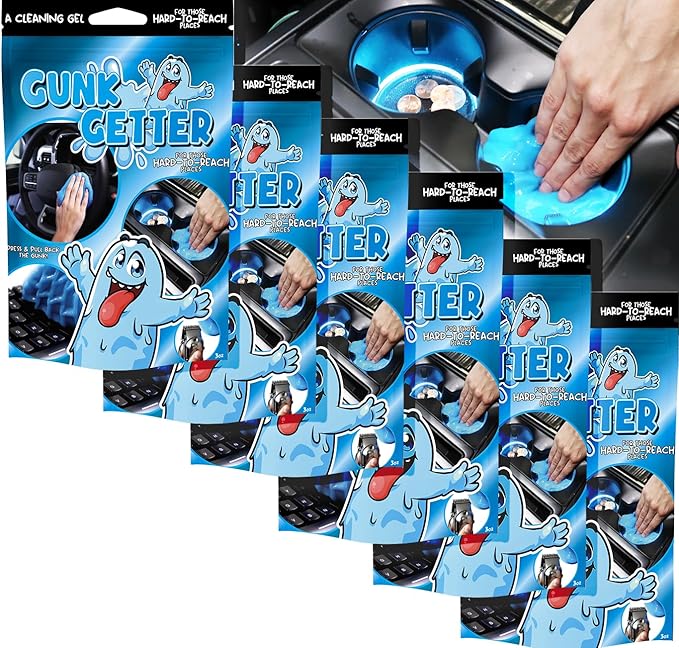 Cleaning Gel for Those Hard to Reach Places, Automotive Cup Holder Electronic Keyboard Office, Slime Gel Cleaner Dust Crumb R