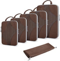 BAGSMART Compression Packing Cubes for Travel, Compressible Luggage Organizer for Cruise Ship, Lightweight Travel Essentials 