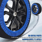 Tire Socks For Snow,Tire Snow Socks,Snow Chain,Car Snow Chains For Tires,Two-Pack,Easy To Install,Strong Grip,Reusable,For Em