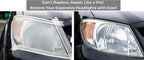 Glass Polish DIY Headlights Restoration and Polishing Kit – Permanent Headlight & Tail-Light Restoration, Restores As-New Con
