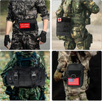 Tactical Car Seat Back Organizer,Tactical Molle Seat Back Organizer with 5 Detachable Molle Pouch,Velcro Label Can Be Removed,Universal Fits for Car Truck Jeep Vehicle