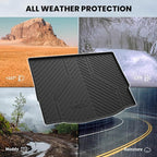 LASFIT Cargo Mat for Ford Focus 2012-2018 Hatchback Gasoline(No Subwoofer) Focus RS 2016 2017 2018 All Weather Custom Fit TPE Trunk Liner