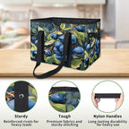 Reusable Grocery Bags Heavy Duty Shopping Bags Foldable Large Tote Bags with Long Handles & Hard Bottom