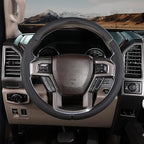 Steering Wheel Cover for Ford F150 2015-2020/ F250 2017-2022/ F350 2017-2022/ F450 2017-2022/ F550 2017-2022/ Ford Expedition 2018-2021 Steering Wheel Protector for Ford Steering Wheel Accessories