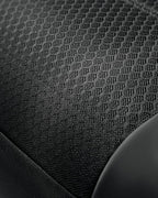 Skechers Memory Foam Car Seat Covers, Leather Seat Covers with Thick Memory Foam, Black Air Cool Rear Seat Covers, Automotive