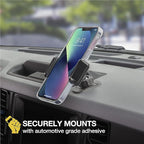 Scosche UH4DVM-SP CarMount 2-in-1 Universal Phone Vent or Dash Mount for The Car | Portable and Adjustable with 360 rotation
