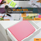 Noiposi Document Organizer with 5200℉ Heat Insulated,Waterproof and Fireproof Document Box,Portable Home Travel Safe Storage 