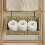 StorageWorks Woven Wall Baskets for Storage, Seagrass Baskets for Shelf, Wall Storage for Kitchen and Bathroom, Hanging Baske