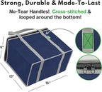 Creative Green Life XL Insulated Reusable Grocery Bags (2-Pack) - Premium Quality Cooler Bags with Hard Bottom Insert, Stands