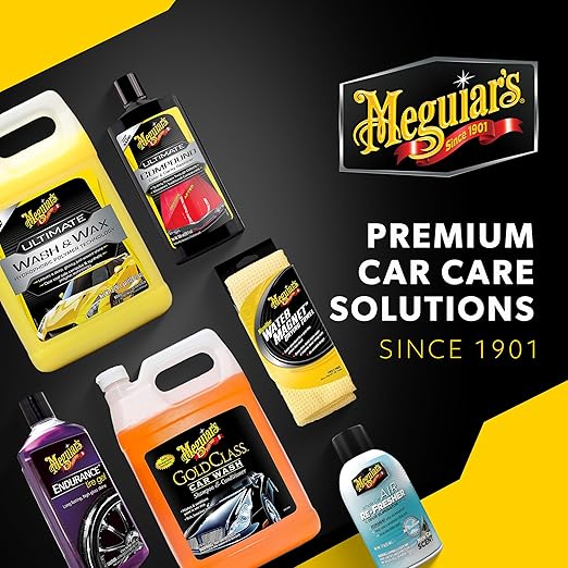 Meguiar's Ultimate Ceramic Coating Kit - Premium Kit for Cars Delivers Ultra-Durable Ceramic Protection with High Water Beading Action, Increased Gloss and Slickness, and Premium Microfiber Towels