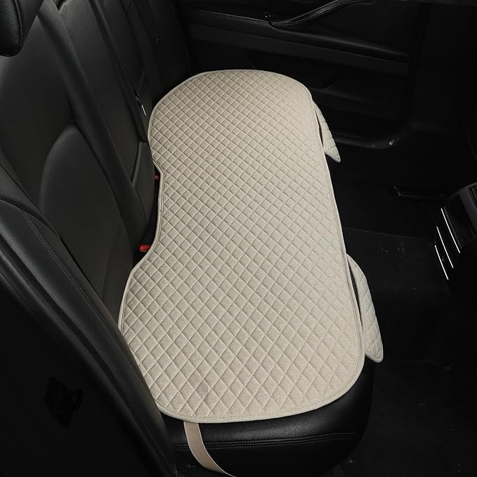 West Llama Linen Car Seat Covers,Bottom Seat Covers for Cars Include 1 Rear Bench Cover Universal Fits 90% Vehicles,SUVs,Cars