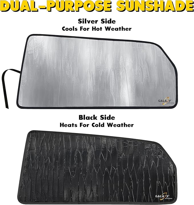 GalaxyAutoShield Custom Fit Rear Side 2nd Row Window Sunshades (2pcs) for 2020 2021 2022 2023 2024 2025 2026 Lincoln Corsair SUV, Insulated Privacy Accessories Blockout UV Reflector Protection