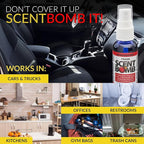 Scent Bomb Air Freshener Spray, Long-Lasting Odor Eliminator - Effective Deodorizer for Home & Car, Fresh Room Spray for Kitc