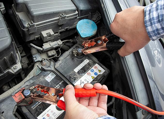 Justin Case Commuter Portable Roadside Emergency Car Kit with Heavy-Duty Jumper Cables & 365-Day Roadside Assistance
