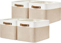 DULLEMELO Fabric Storage Bins for Laundry, Home, Foldable Storage Baskets for Shelves, Toys, Collapsible Storage Bins for Off