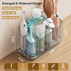 Toothbrush Holders for Bathroom Countertop Organizer, 5 Slots Large Capacity Electric Toothbrush Holder Wall-Mount for Space 