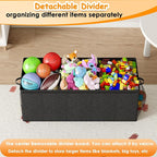 Extra Large Toy Box Chest with Lid, Kids Toy Storage Organizer for Boys Girls, Big Toy Bin Basket Extra Large Toy Storage Box