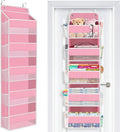 SpaceWhisper Over the Door Organizer, 5 Large Pocket Hanging Storage Organizer with 40lb Capacity, Space Saving for Nursery, 