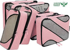 BAGAIL 6 Set Packing Cubes,Travel Luggage Packing Organizers