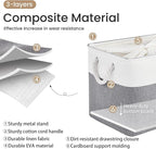 Large Storage Baskets- 16x12x12 inch Storage Bins for Shelves and Closet Organizing, Foldable Fabric Bin for Home Organizatio