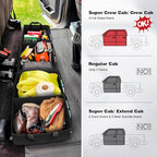 Truck Under Bench Seat Storage with Removable Divider for Ford F150, Chevy Silverado Under the Seat Organizer and Underseat