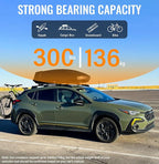 300lbs Lockable Roof Rack Cross Bars Compatible with Subaru Crosstrek 2024 2025 2026 (Not for Wilderness), Aluminum Roof Rails Crossbar for Rooftop Cargo Bars Luggage Bike Kayak Racks