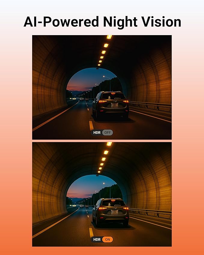BlackVue SAFY9 2CH 256GB Dashcam - 4K+1080P Dash Cam Front and Rear, HDR Front, AI Night Vision, SD Card Included, Wi-Fi, GPS