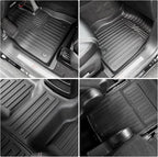 Floor Mats for 2020-2025 2026 Ford Explorer Accessories, Cargo Mat with Backrest Mat All Weather TPE Waterproof for Ford Explorer 6 Passenger Captain Seat ST Accessories 2025 2024 2023