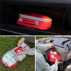 General Medi 2-in-1 First Aid Kit (215 Piece Set) + 43 Piece Mini First Aid Kit -Includes Ice(Cold) Pack, Moleskin Pad and Em