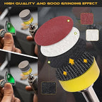 365 PCS 1 Inch Sanding Disc, GOH DODD Hook and Loop 60 to 10000 Grit Wet Dry Sandpaper Micro Sand Paper with 1/8" 1/4" Shank,